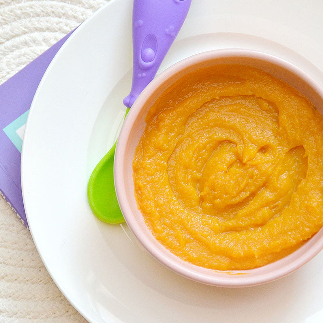 Pumpkin, Carrot & Red Lentil Puree