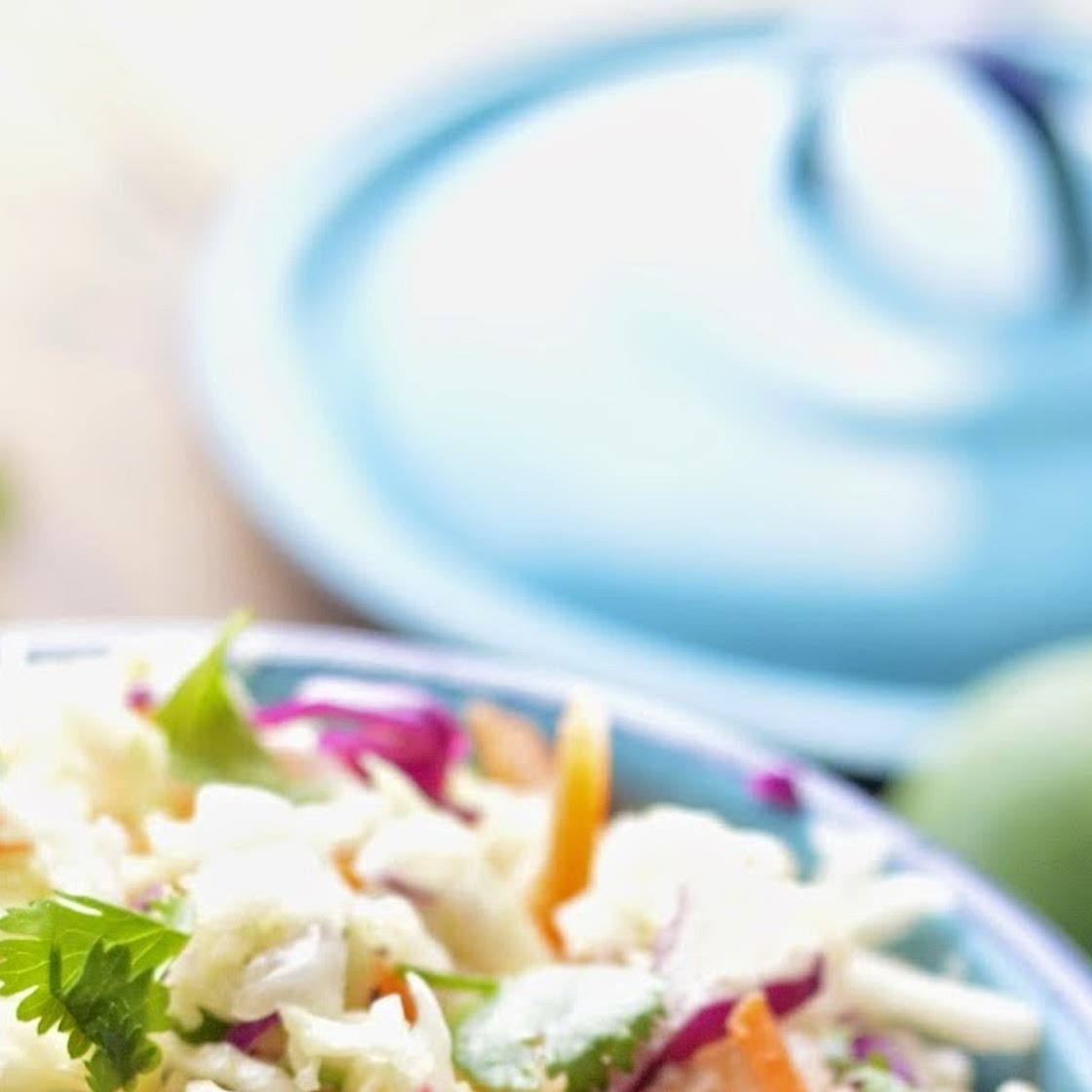Easy Sweet and Spicy Mexican Cole Slaw