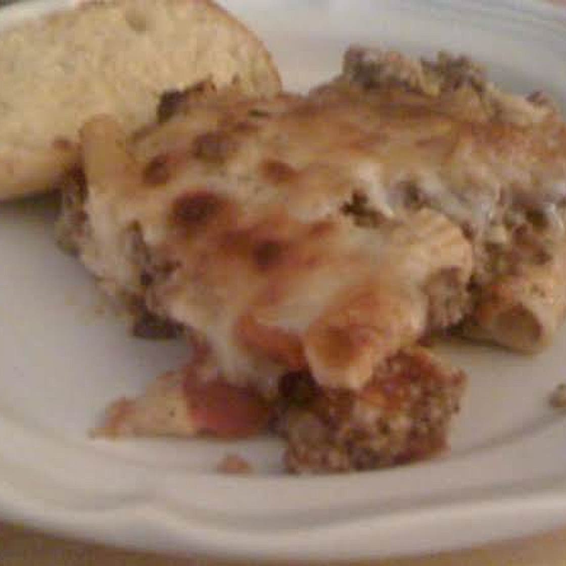 Baked Pasta Bolognese with Bechamel Sauce