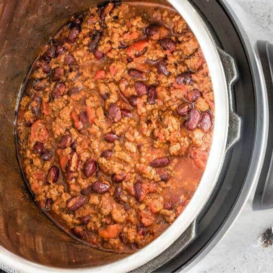 Instant Pot Chilli with Chocolate and Chipotle