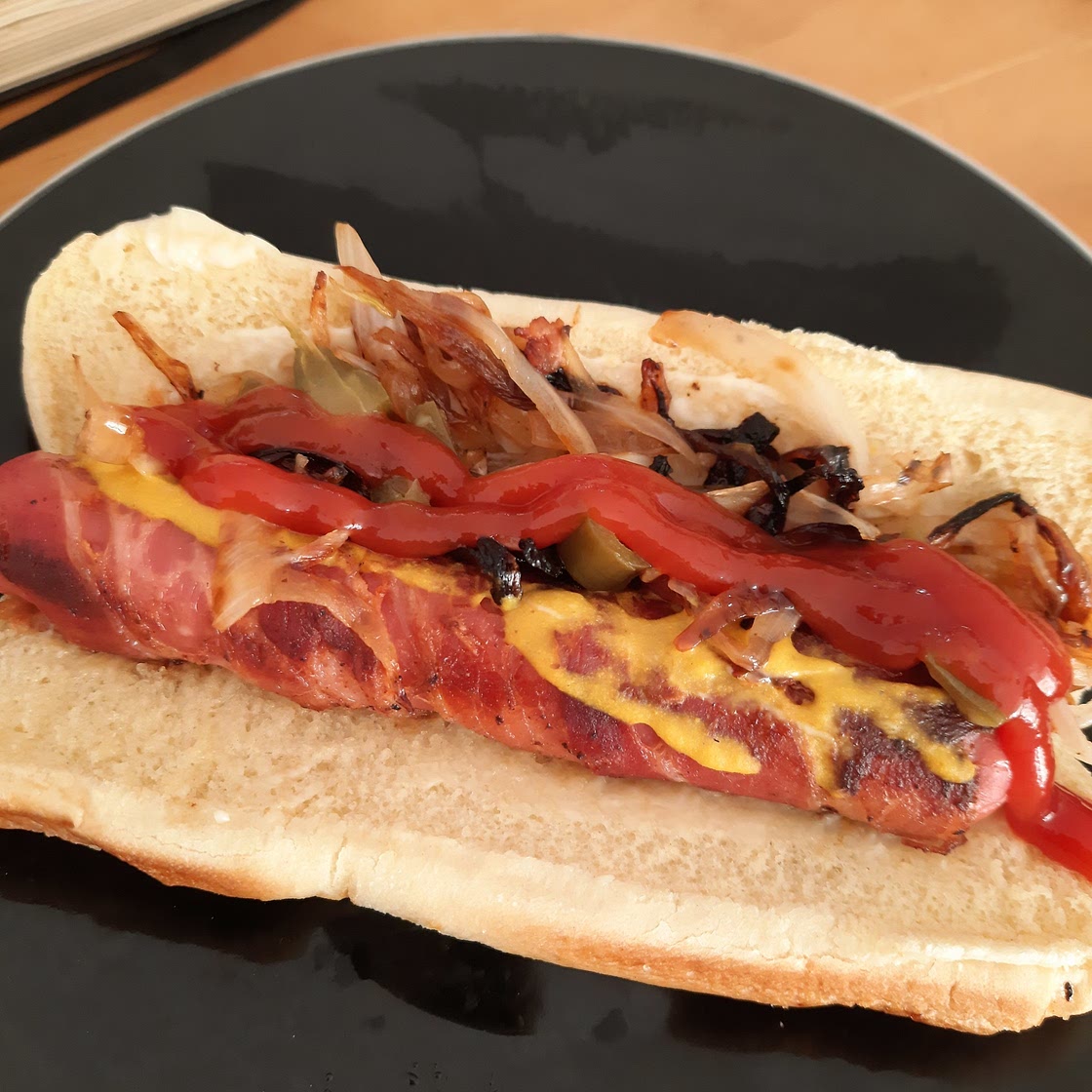 Hot dogs estilo carrito