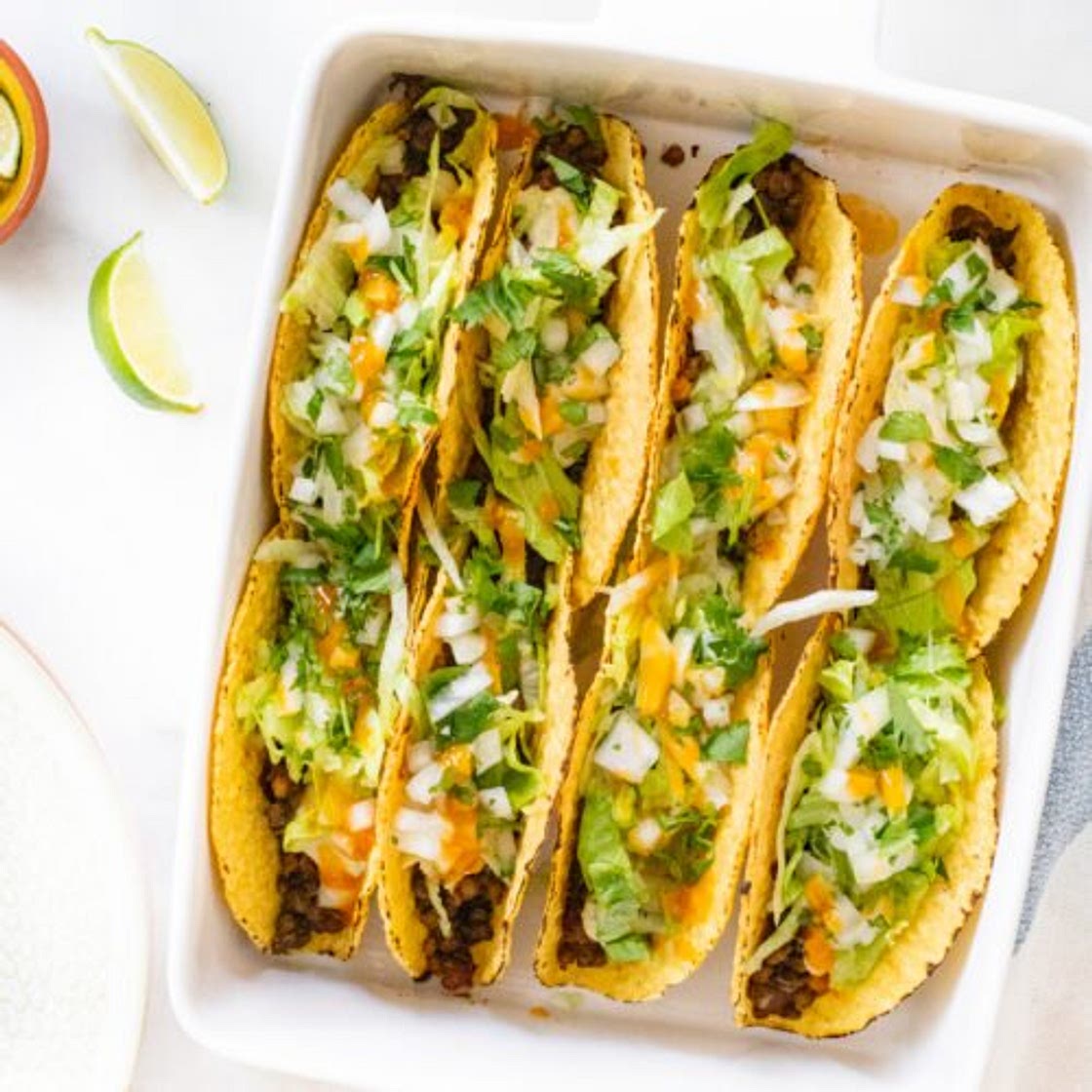 Vegan Oven Baked Tacos