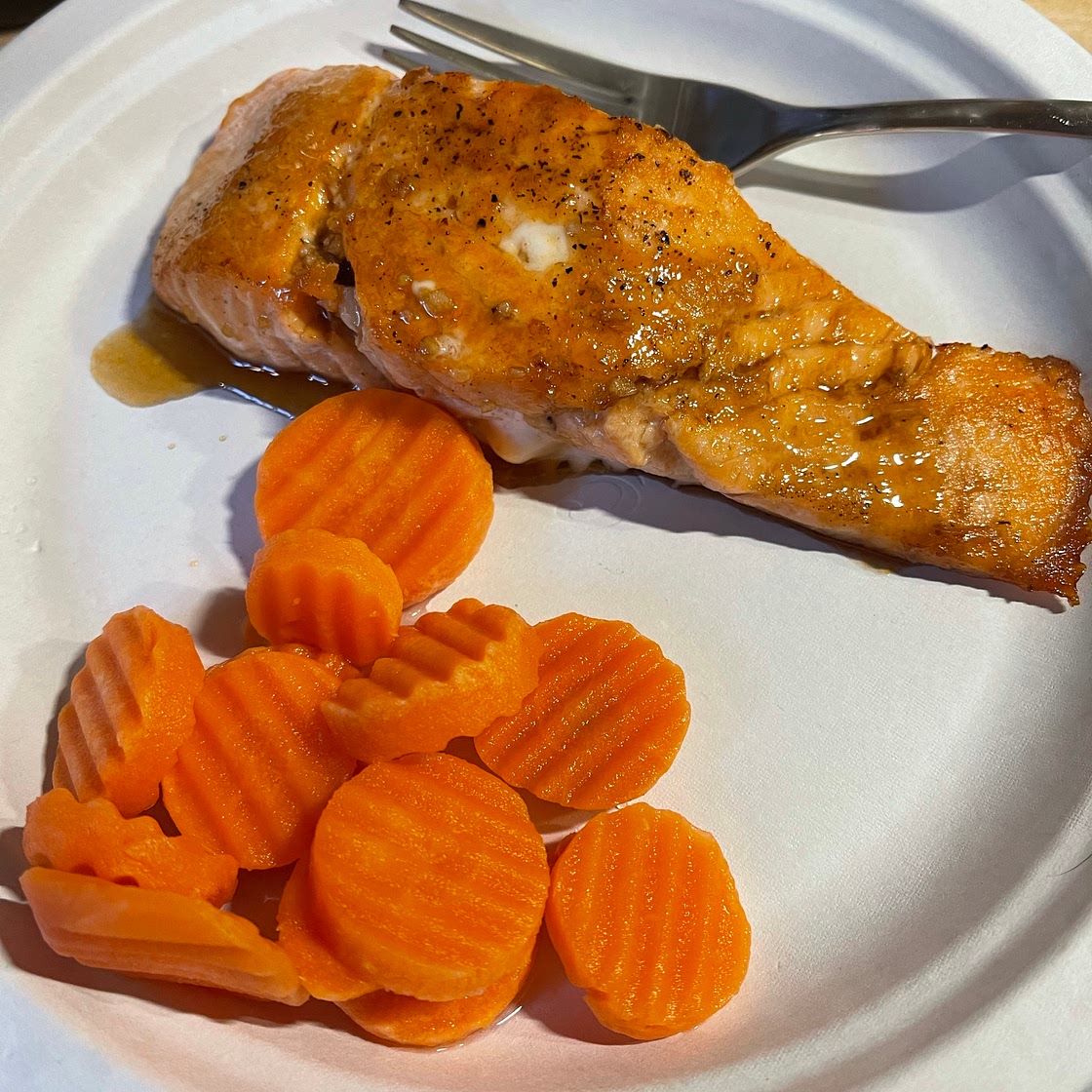 Easy One Pan Maple Glazed Salmon