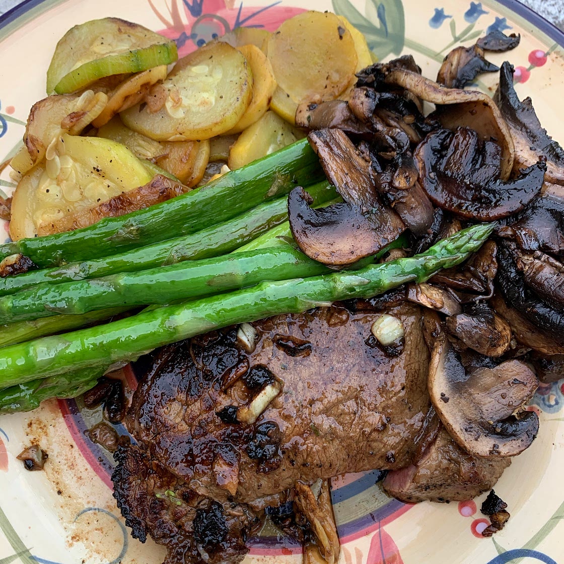 Marinated filet mignon