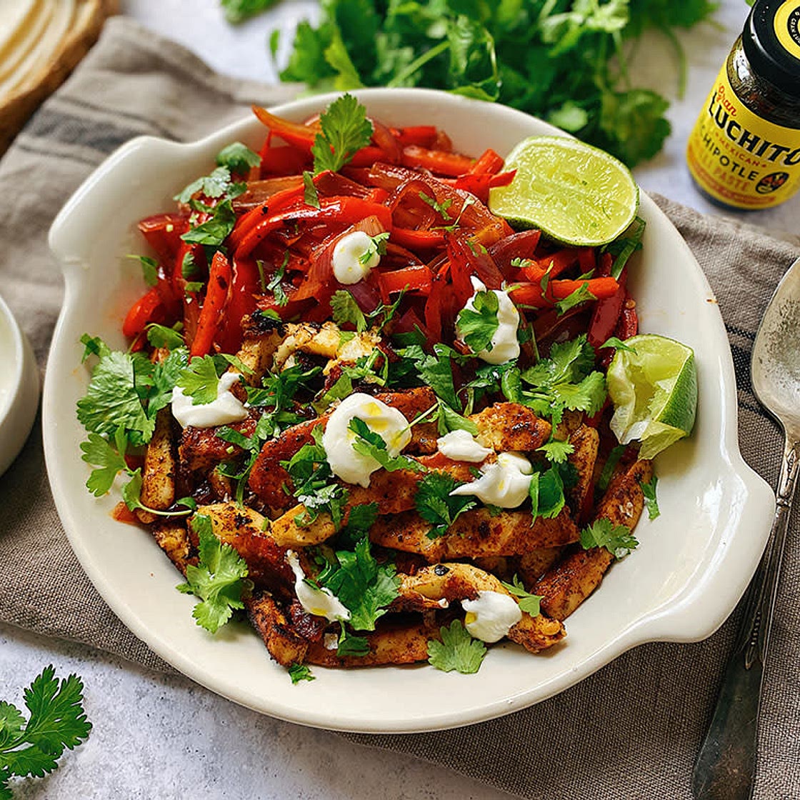 Halloumi Fajitas