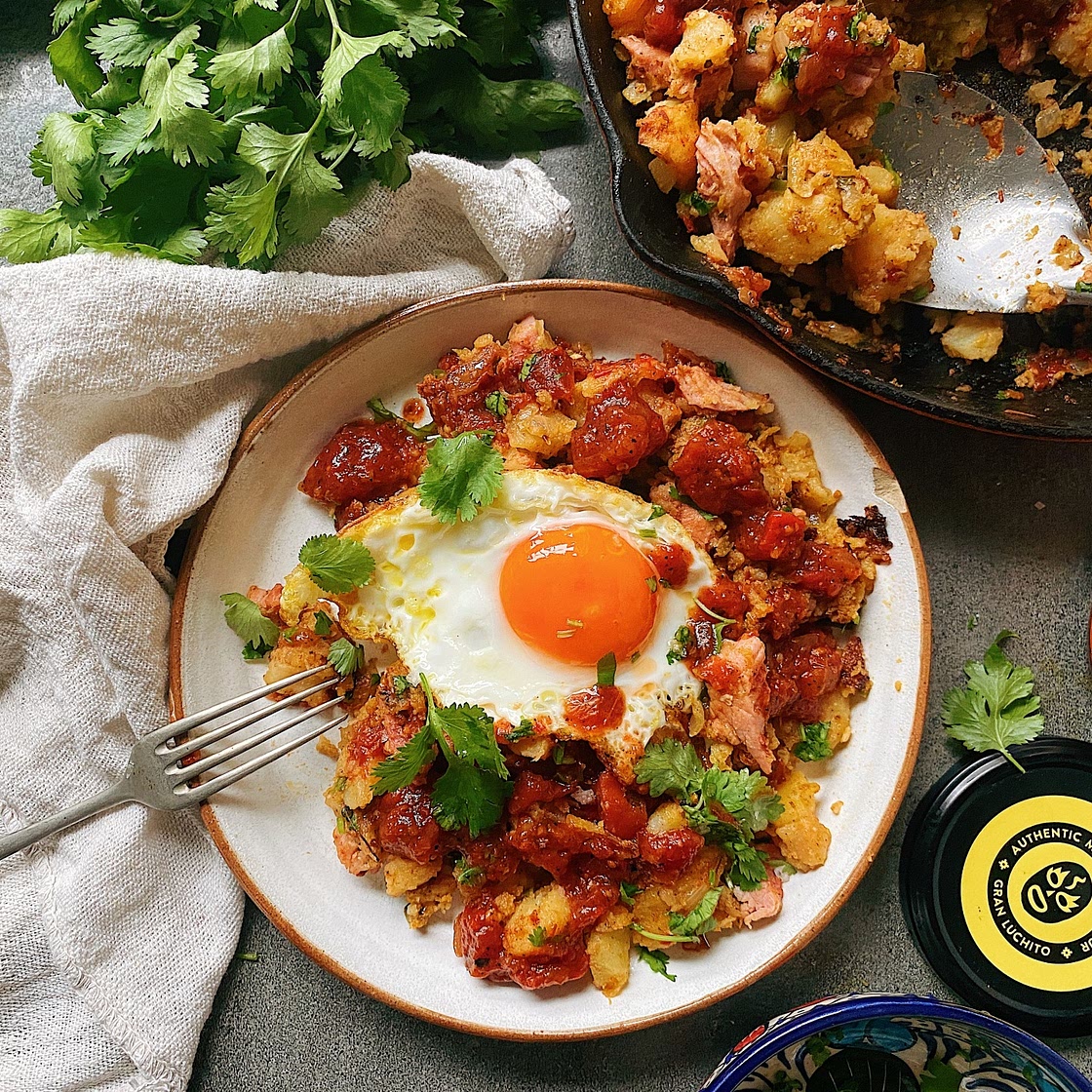 Leftover Ham and Potato Hash