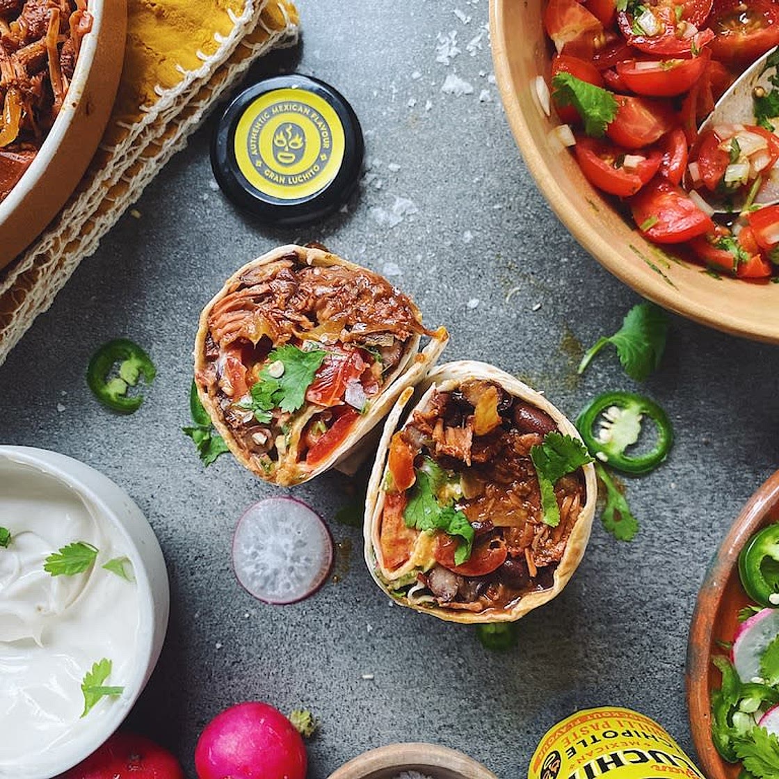 Spicy Jackfruit Burrito