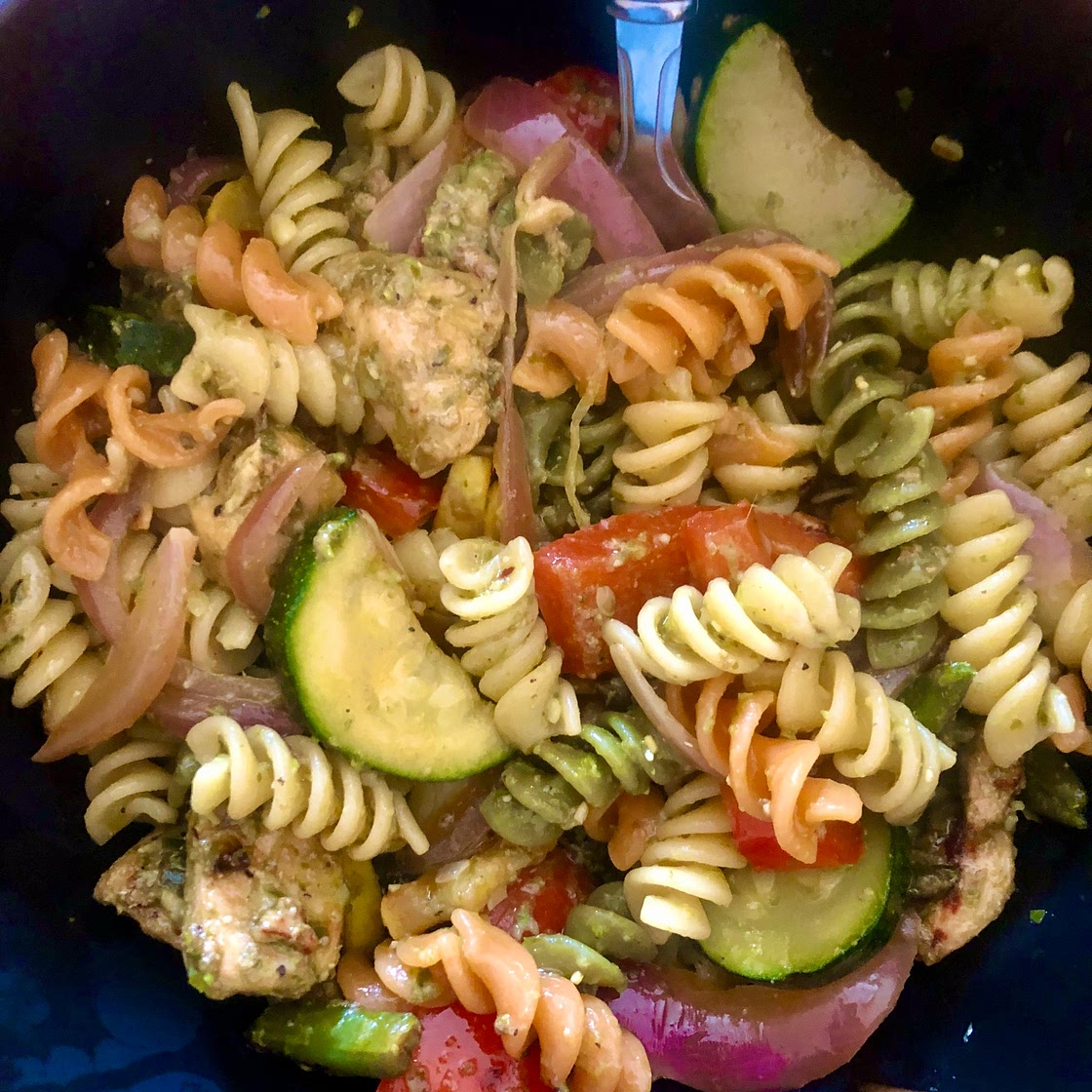 Easy Pesto Chicken and Vegetables