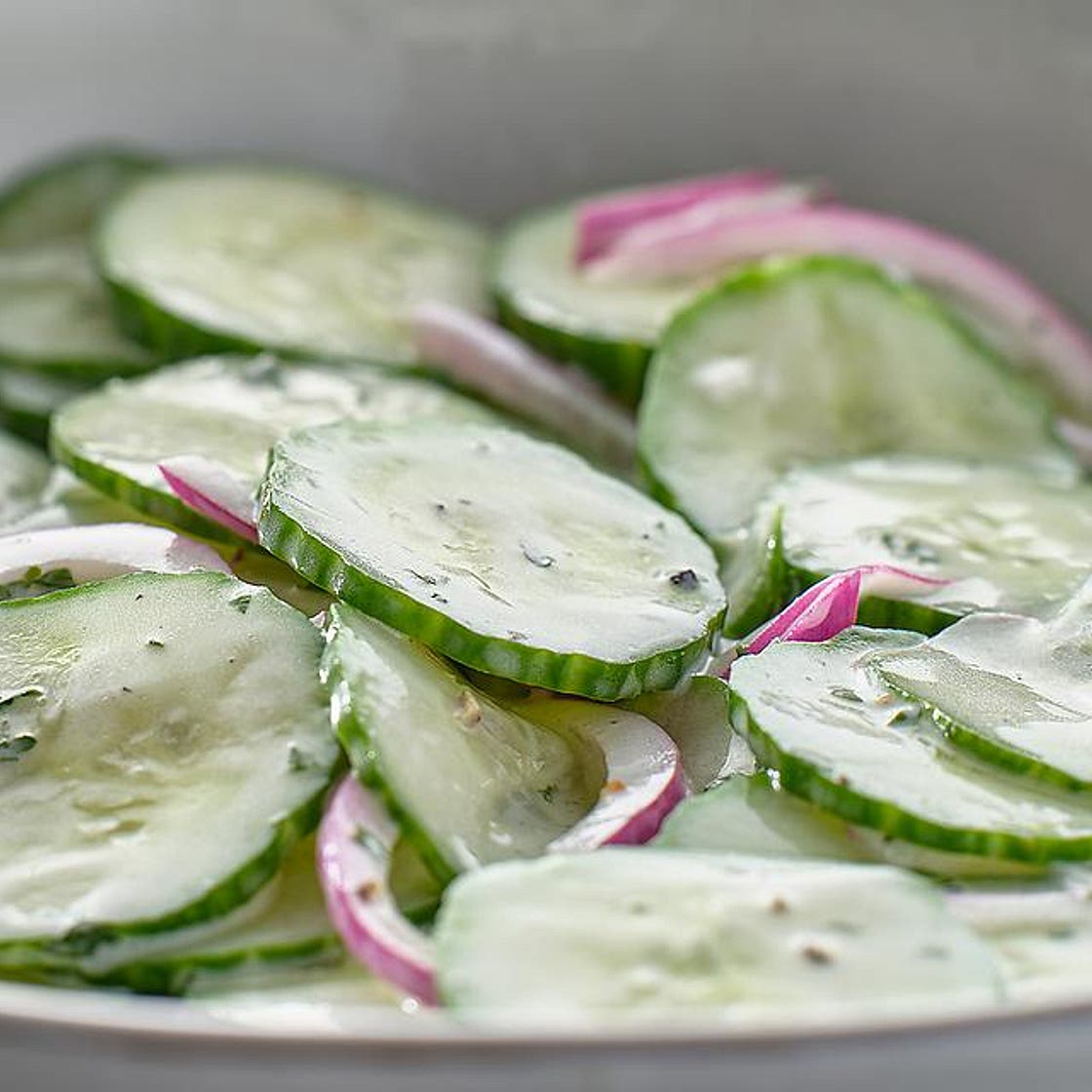 10-Minute Creamy Amish Cucumber Salad Recipe Is Simple Goodness 