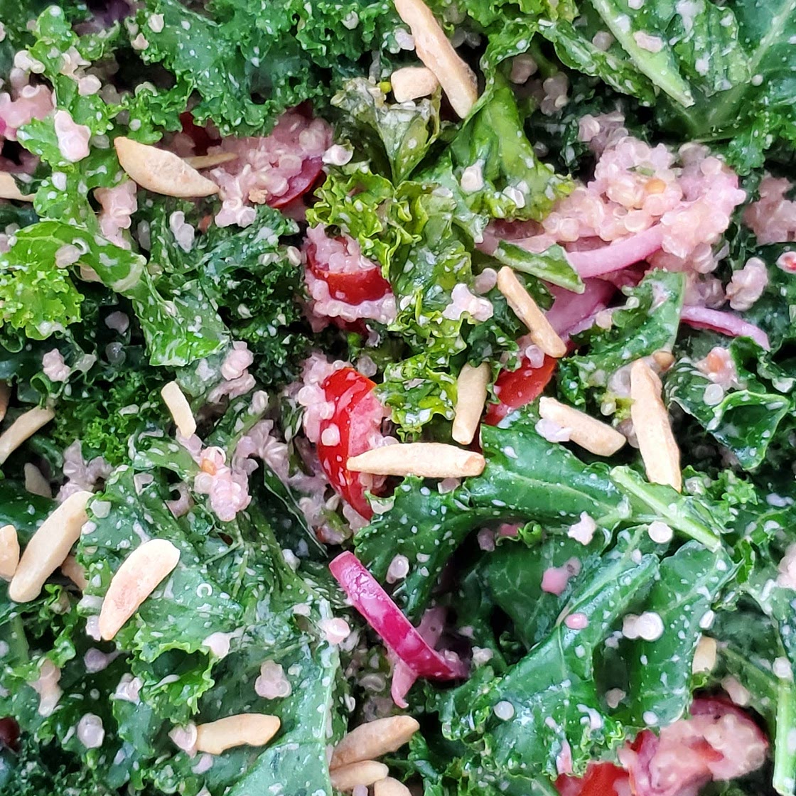 Kale Salad With Beets and Quinoa