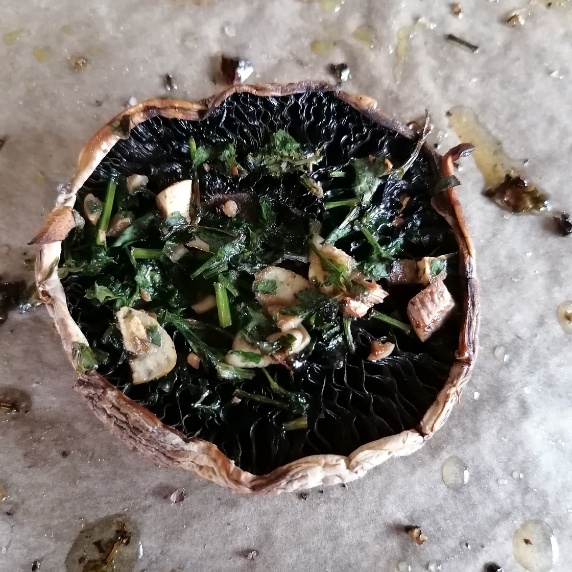 Roast Mushroom Caps