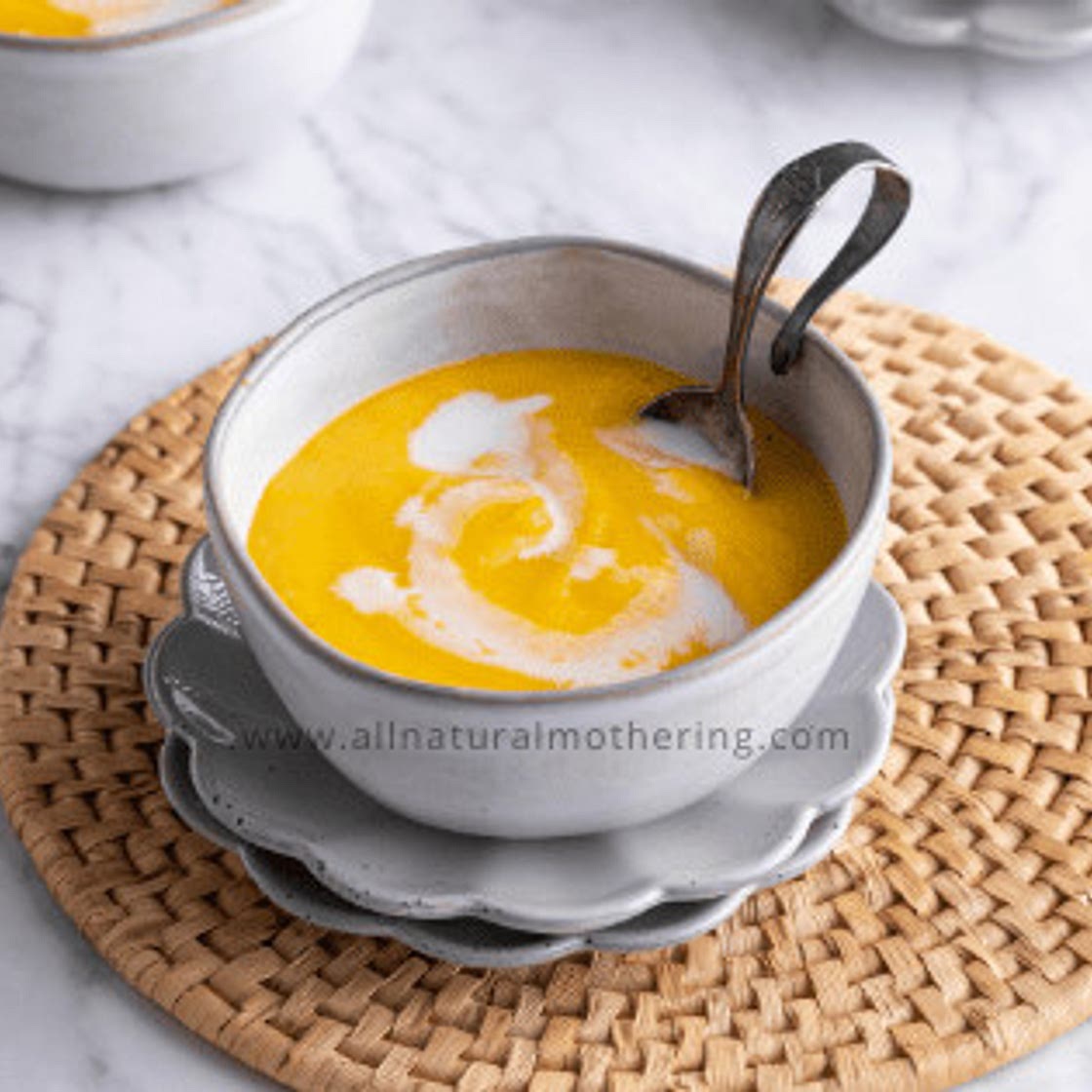 Baby Pumpkin Carrot Soup Recipe
