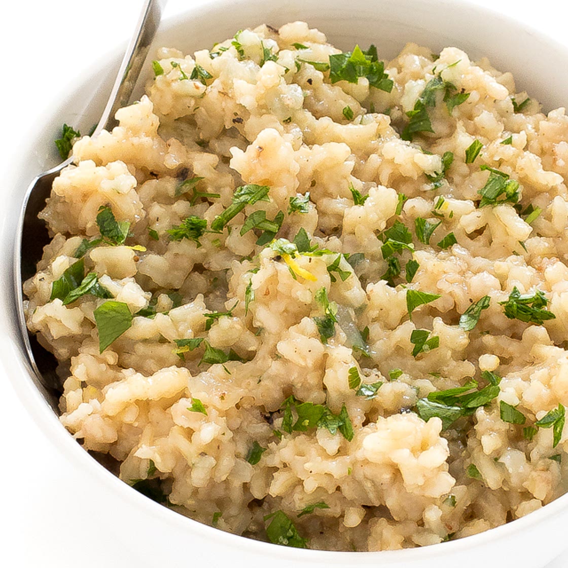 Lemon Parmesan Brown Rice