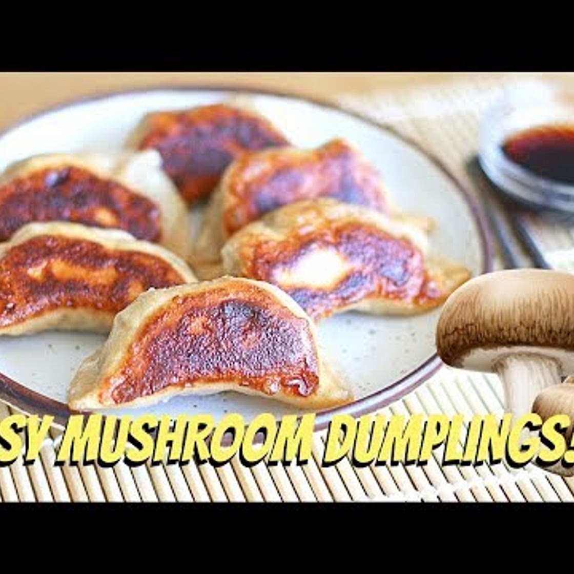 Shiitake Mushroom Dumplings / 素食蘑菇饺子