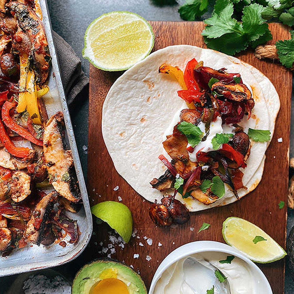 Mushroom Fajitas