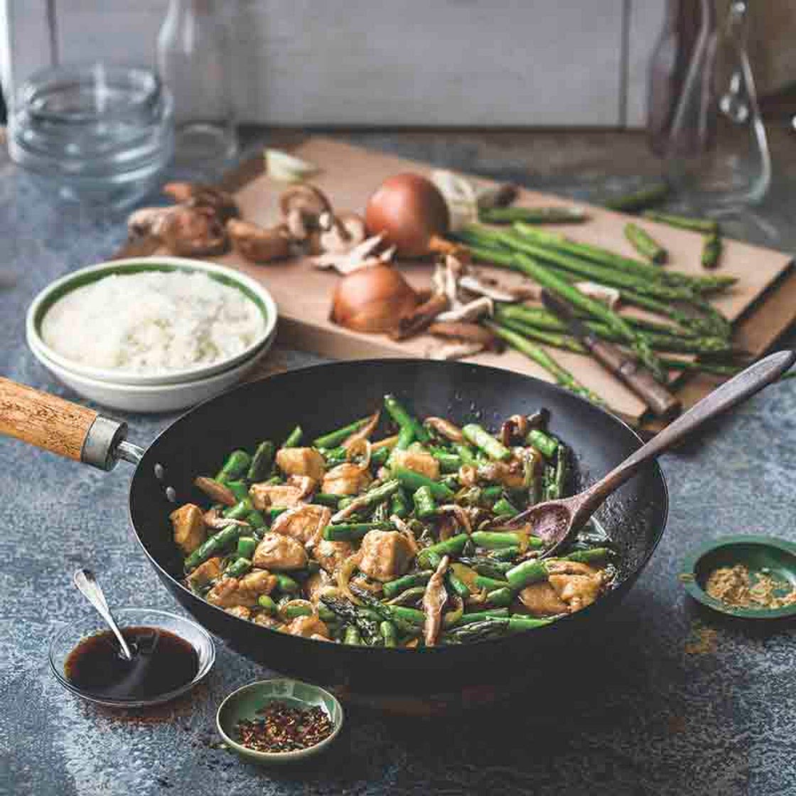 Chicken Asparagus Stir Fry