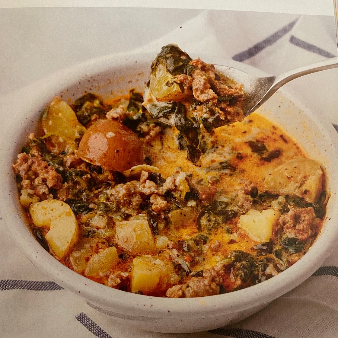 Sausage & Spinach Soup