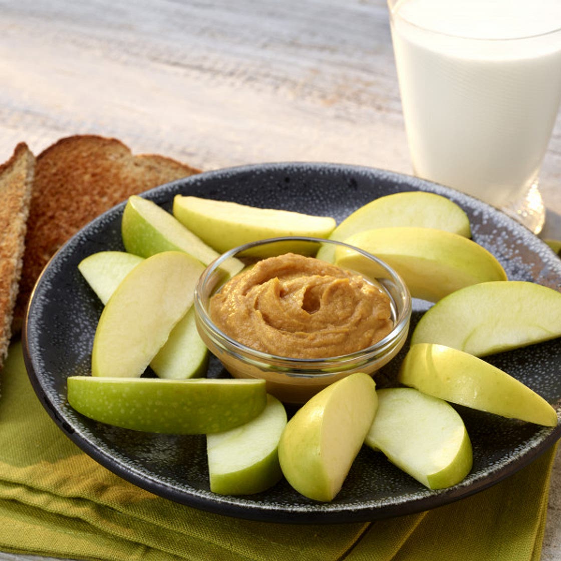 Apple Wedges with Pumpkin Almond Butter | MyPlate