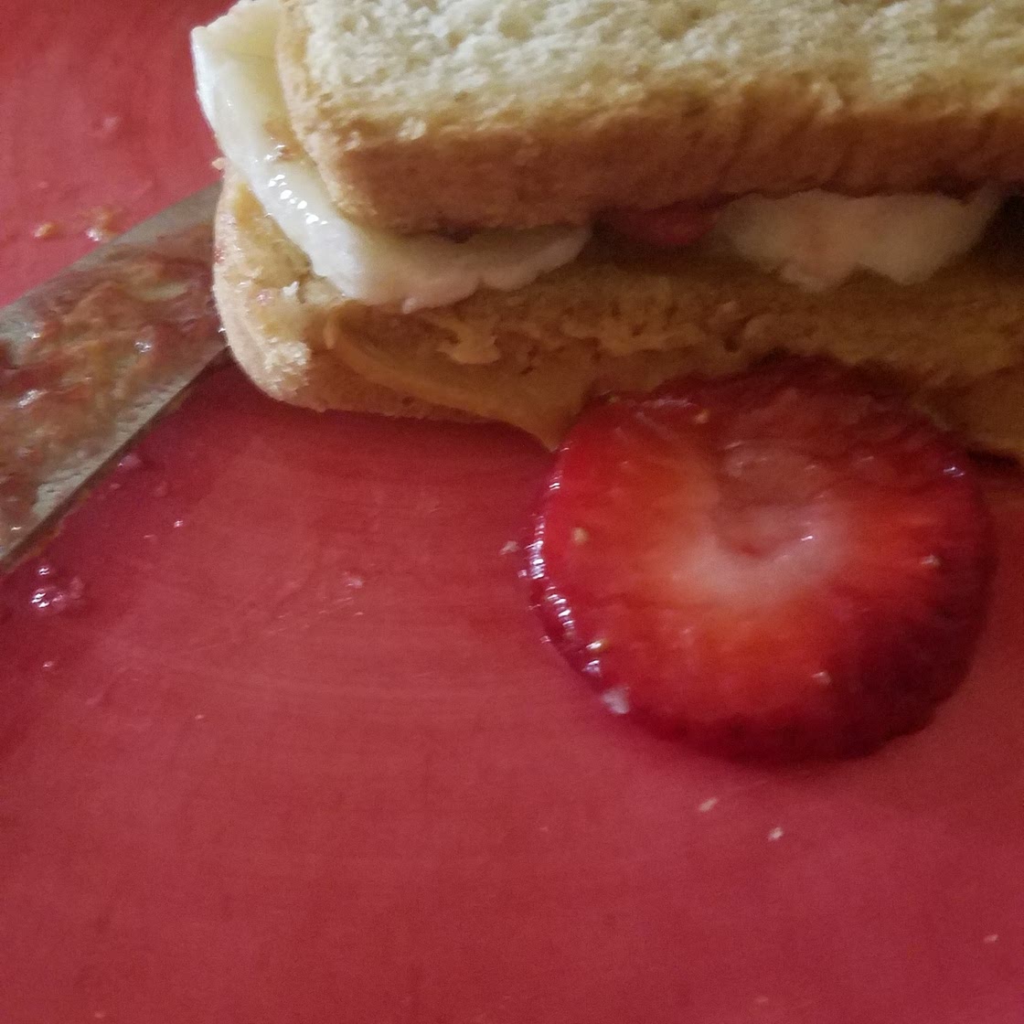 Strawberry banana PB+J