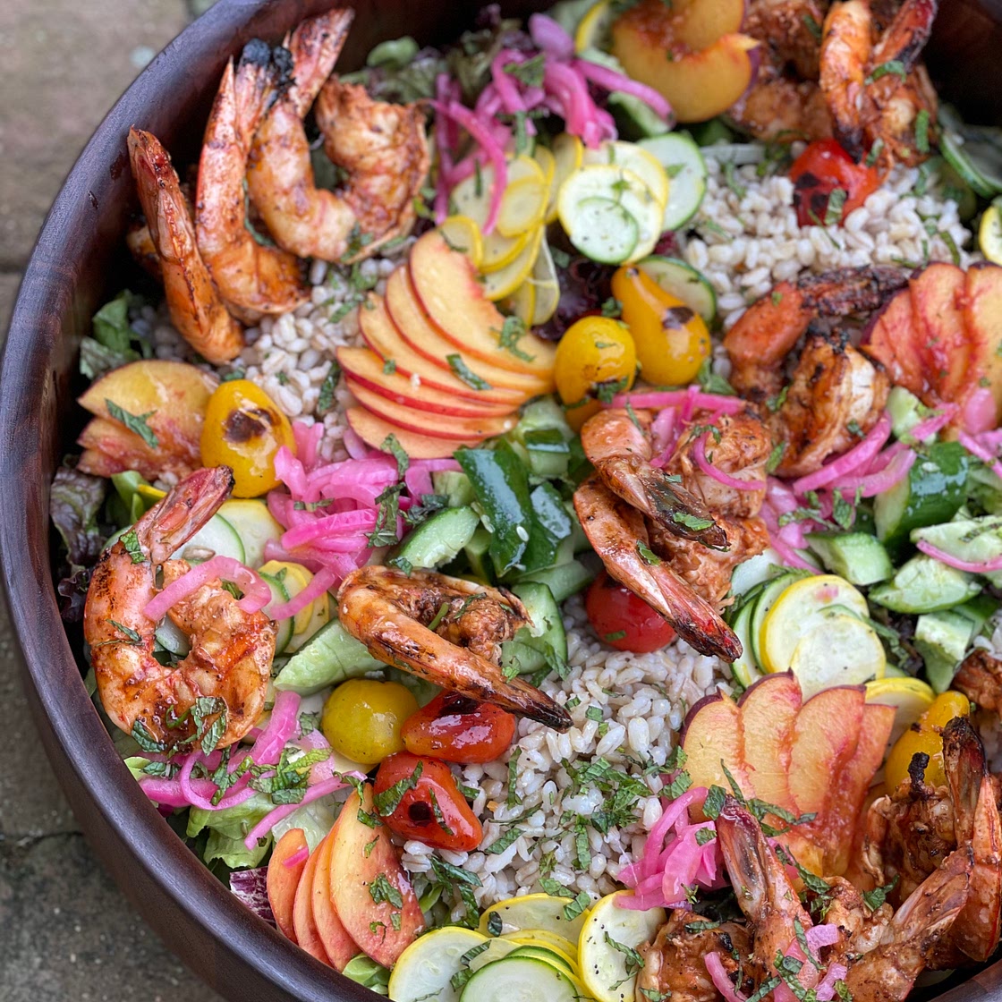 Paprika Grilled Shrimp