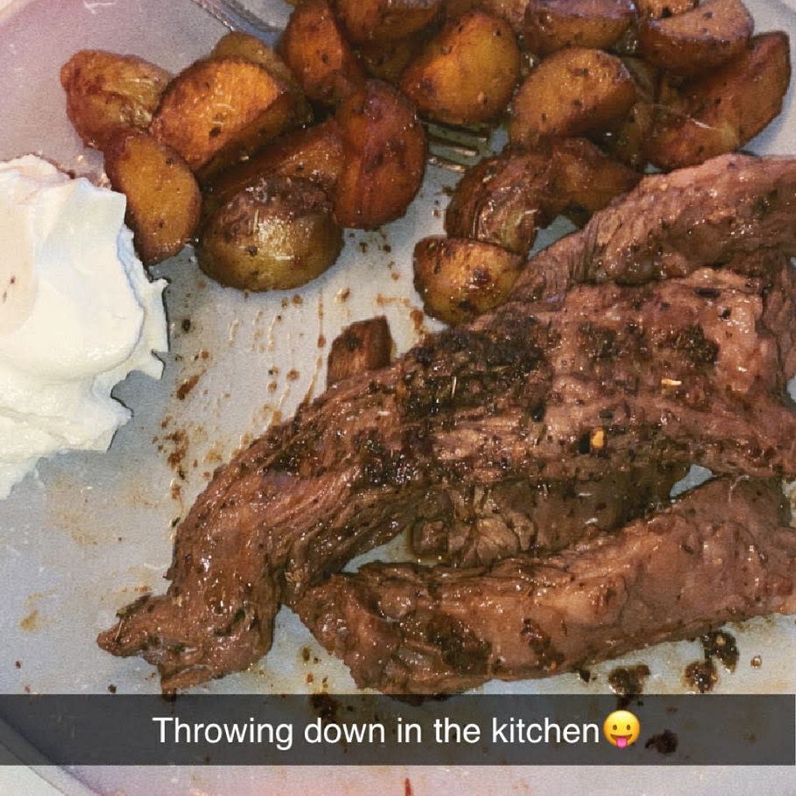 Garlic Butter Steak and Potatoes Skillet