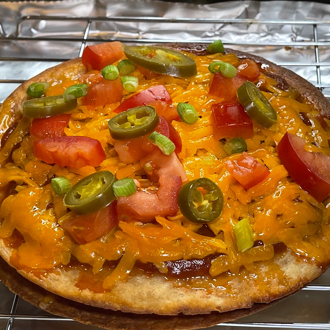 Keto/ Low Carb Chicken Mexican Pizza