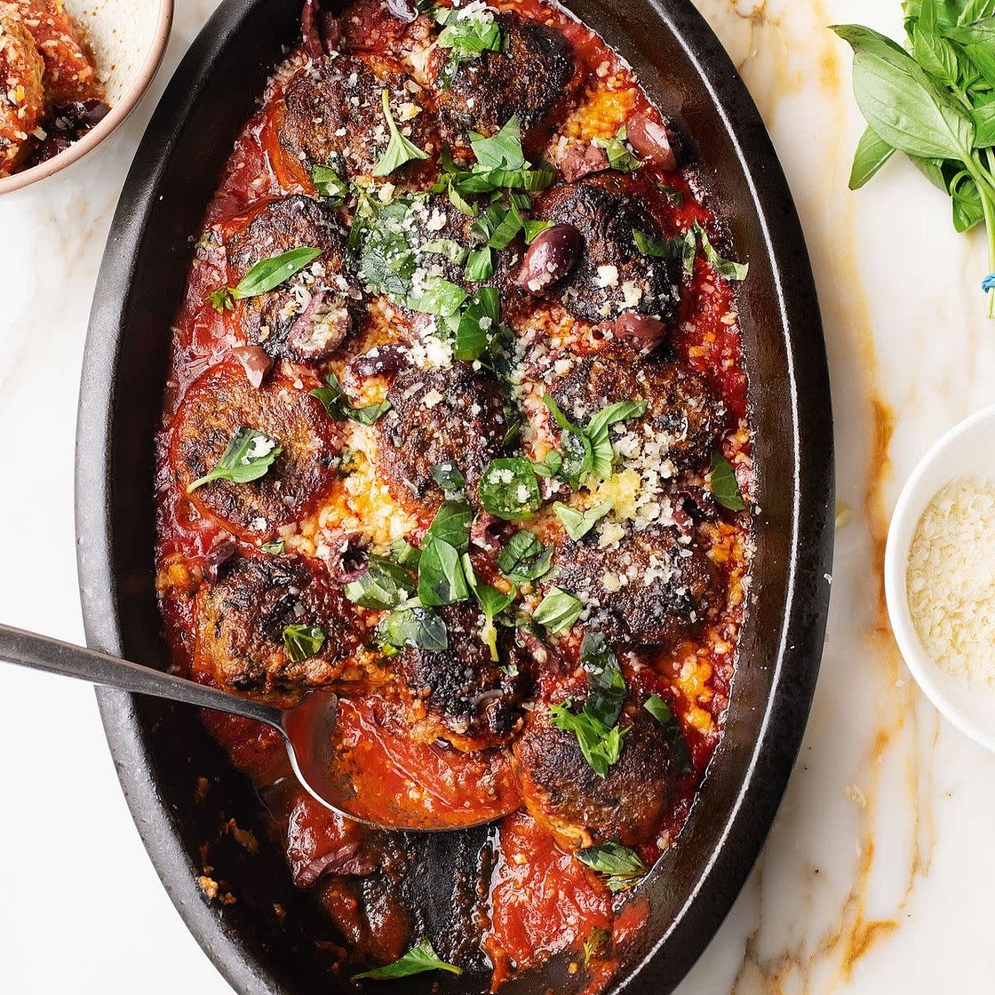 Aubergine a la parmigiana 
