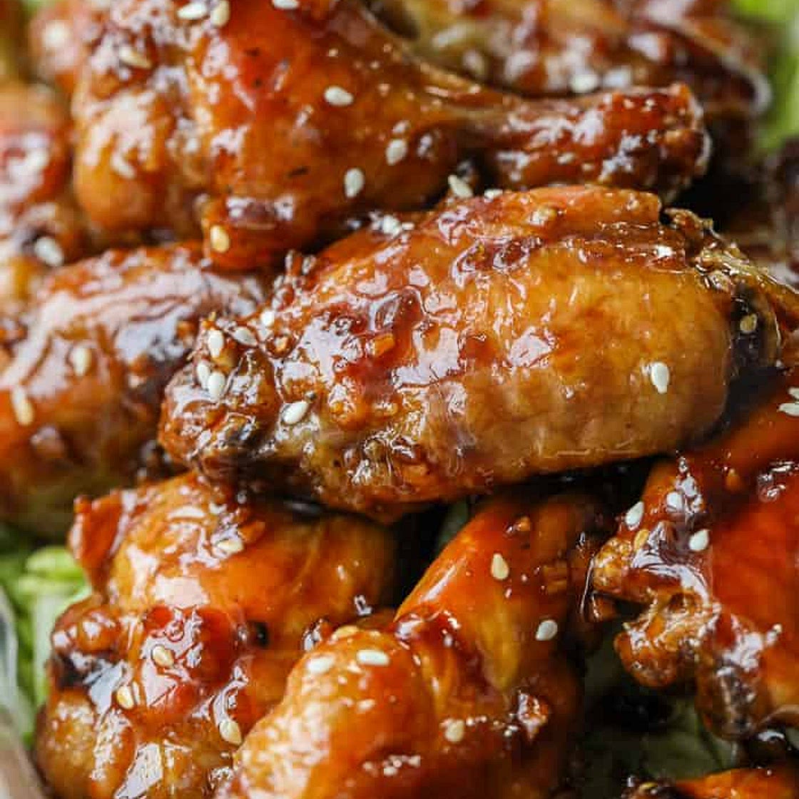 Honey Garlic Chicken Wings Recipe (Oven Baked)