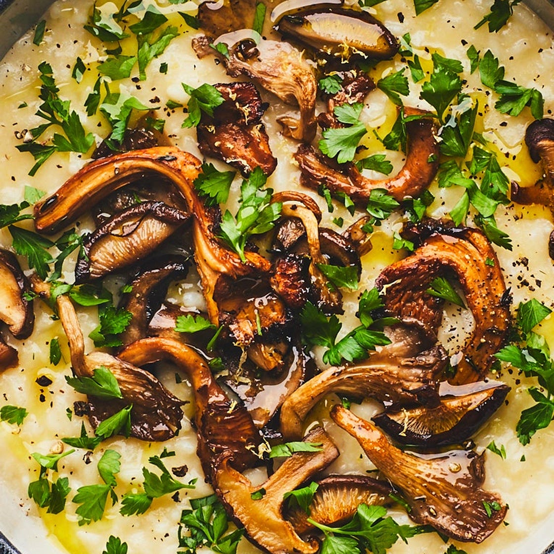 Oven Risotto with Mushrooms Recipe