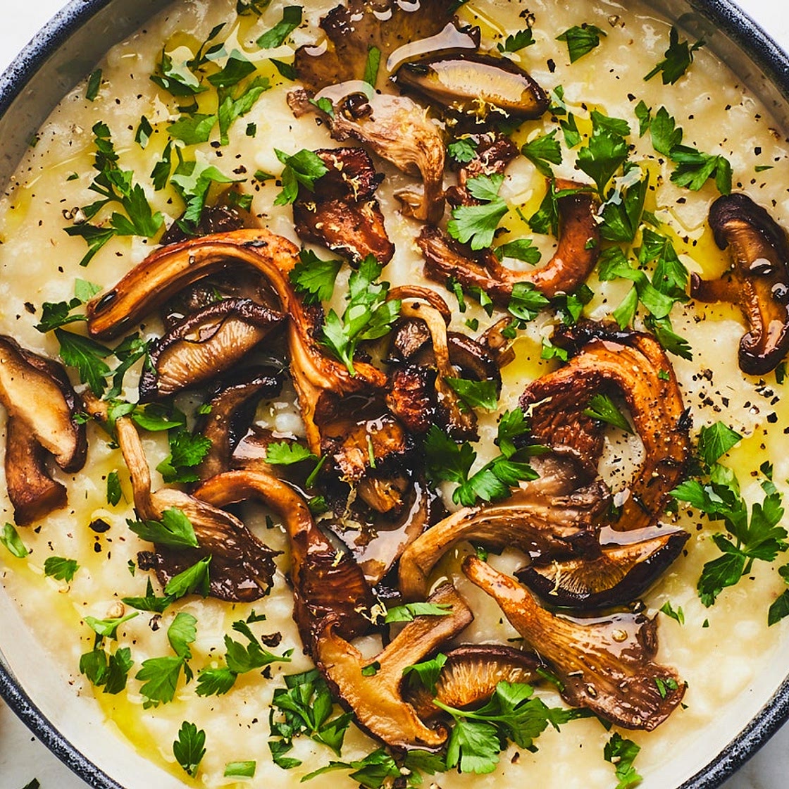 Oven Risotto with Mushrooms Recipe
