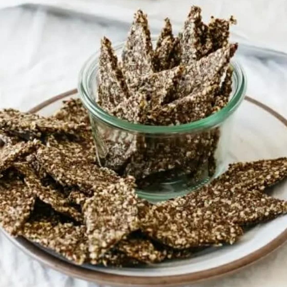 Flax seez crackers