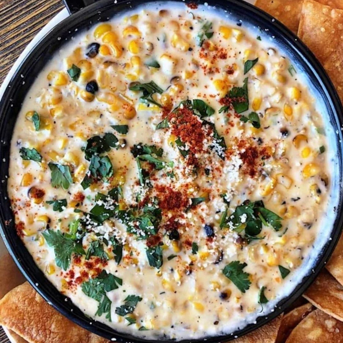 Elotes Dip w Chicken