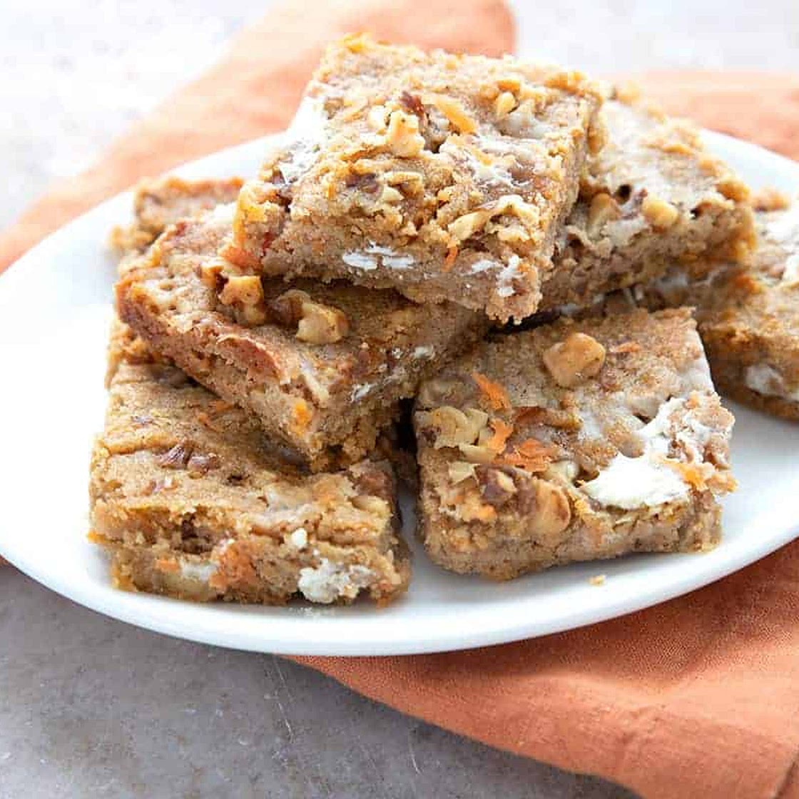 Keto Carrot Cake Bars