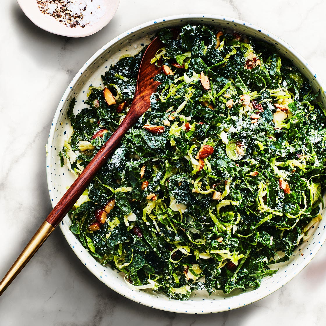 Kale and Brussels Sprout Salad Recipe
