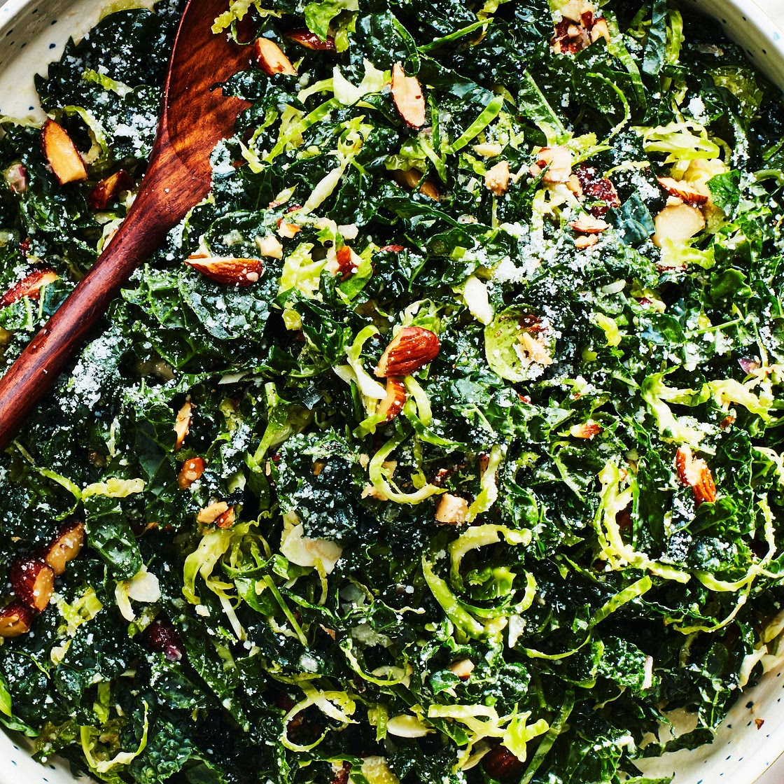 Kale and Brussels Sprout Salad Recipe