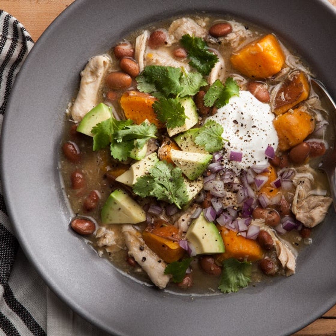 Slow-Cooker Green Chicken Chili (Chile Verde)