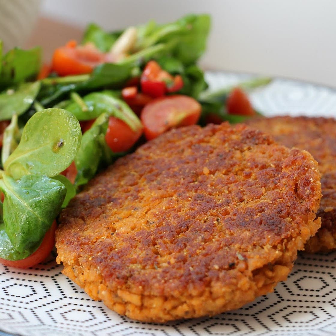 Burgers de protéines de soja VEGAN