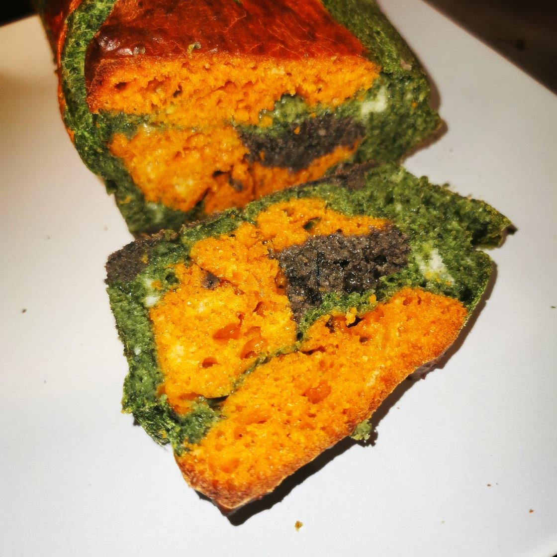 Vegetable marble cake