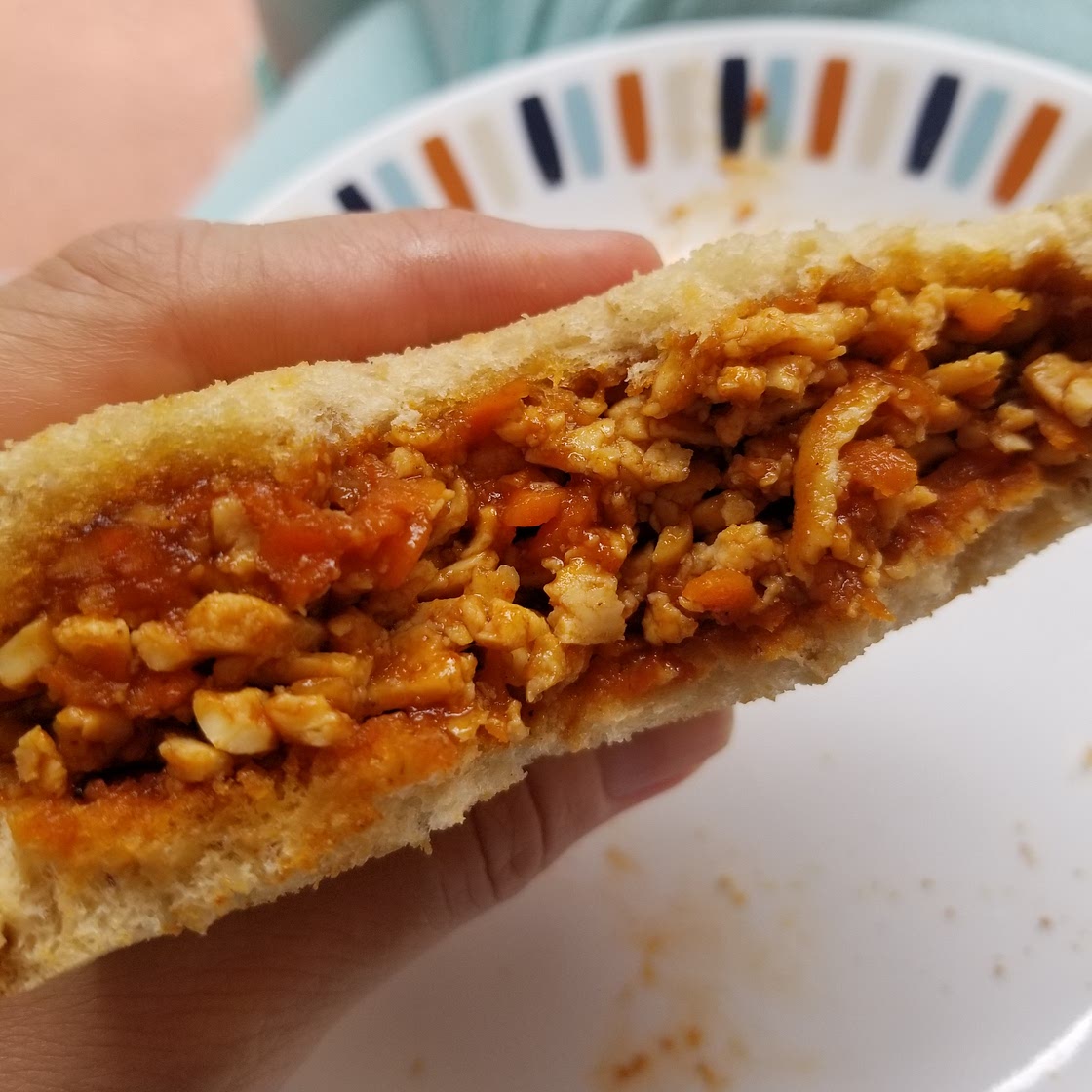BBQ Tofu Sandwich