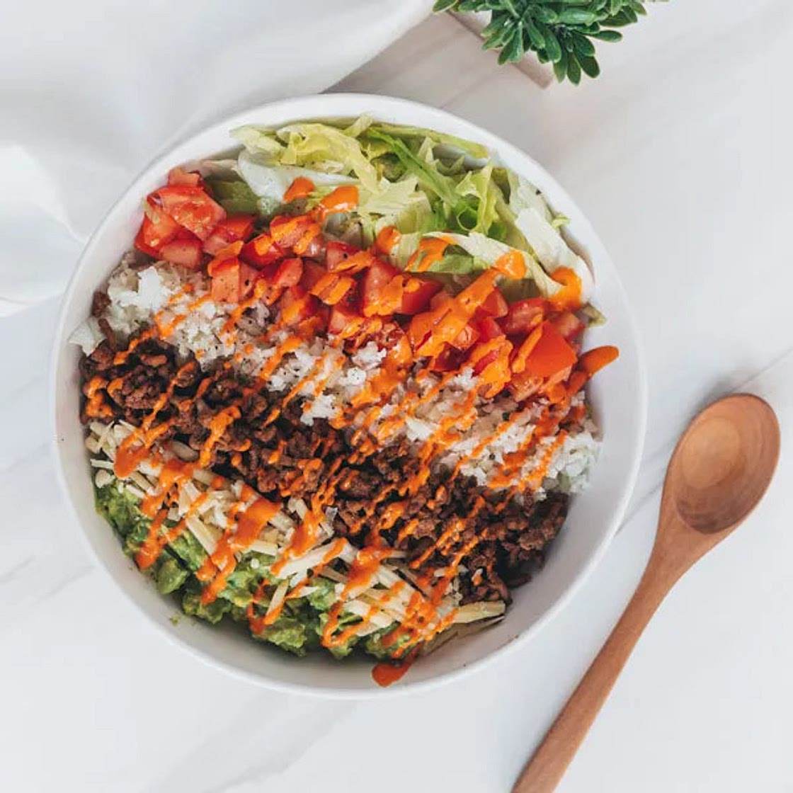 Low Carb Beef Burrito Bowl