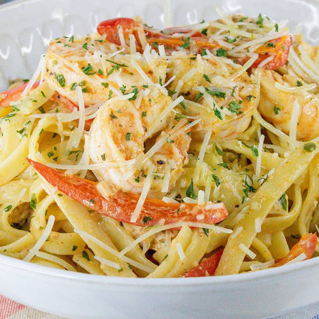 The Best Cajun Chicken And Shrimp Pasta Recipe