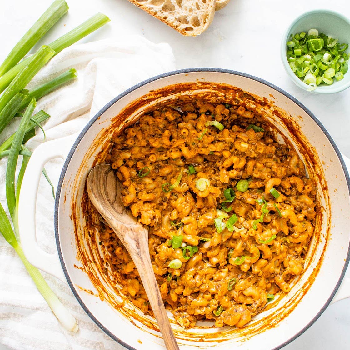 One-Pot Vegan Hamburger Helper