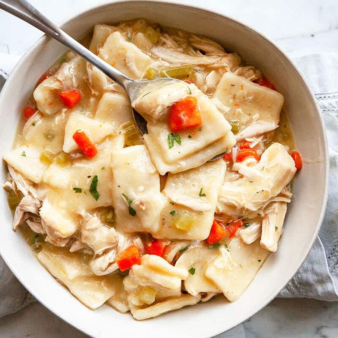 Old Fashioned Chicken and Dumplings