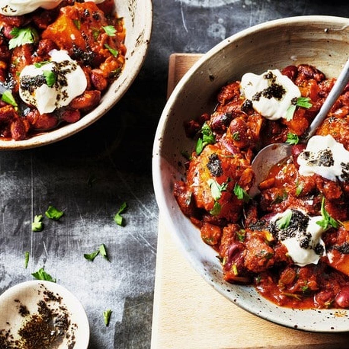 Kidney Bean & Sweet Potato Stew