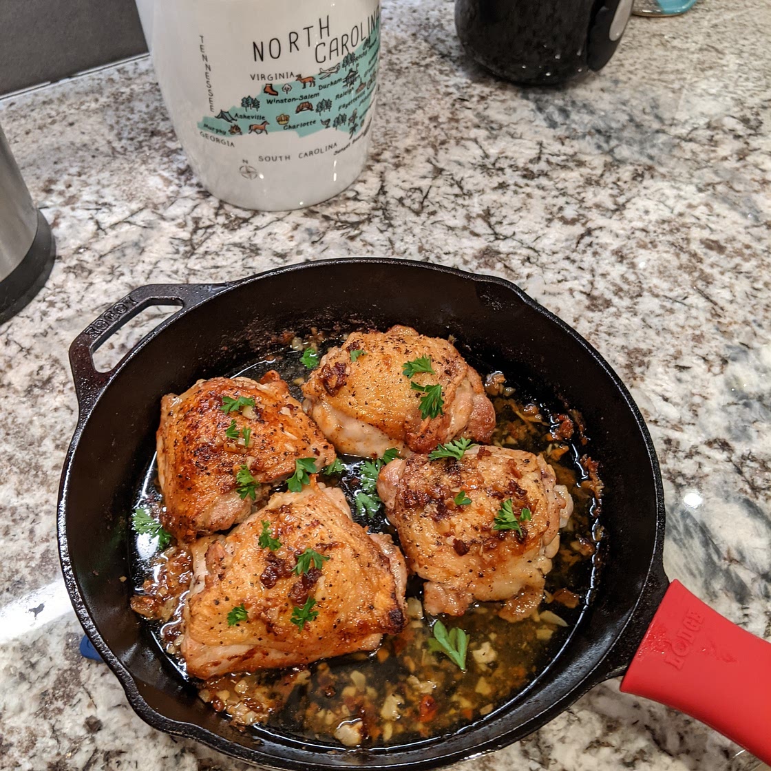 Garlic Butter Chicken Thighs