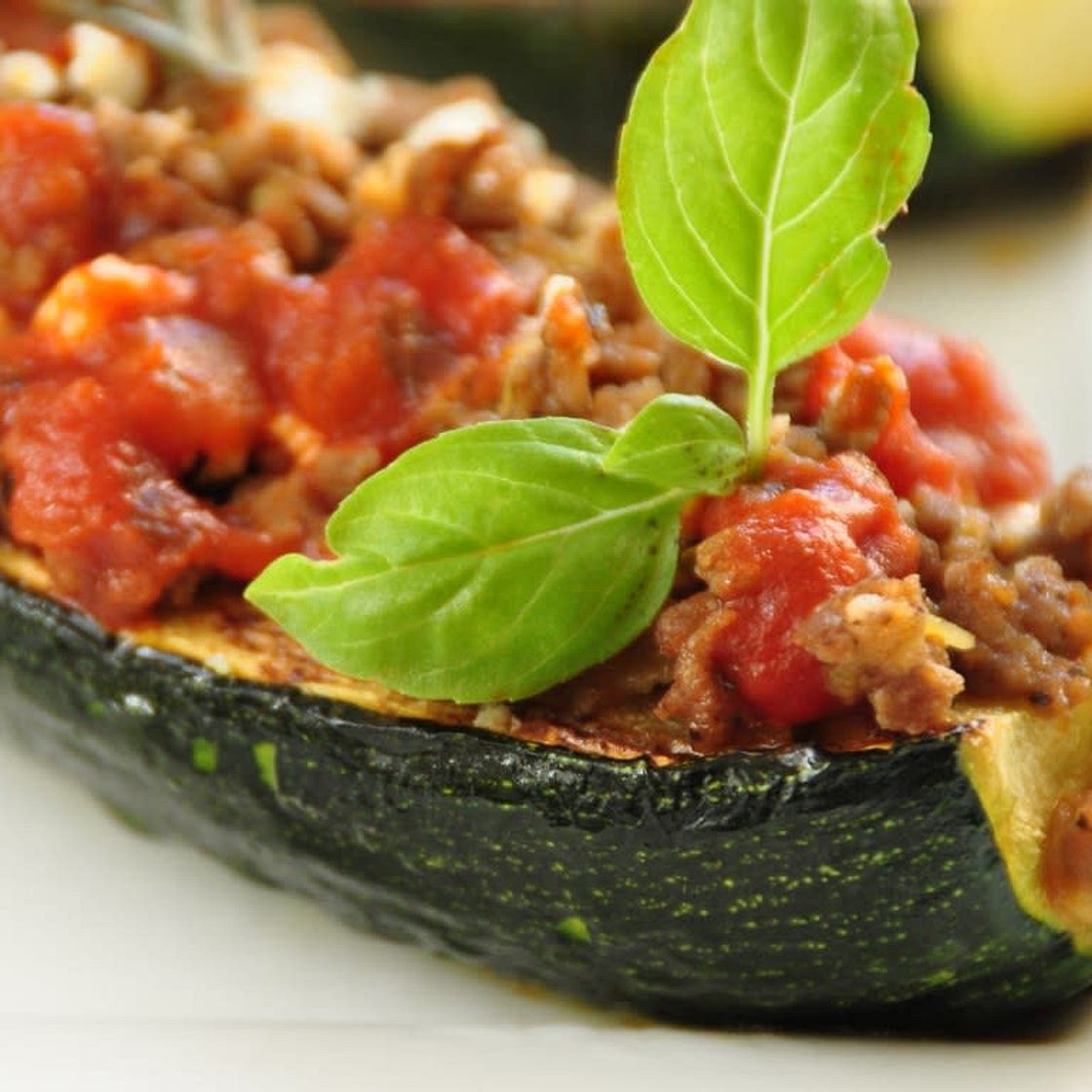 Courgettes farcies
