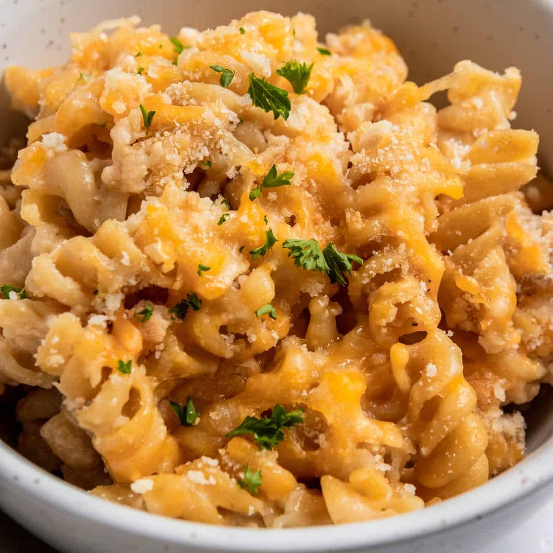 Protein Packed Baked Mac and Cheese