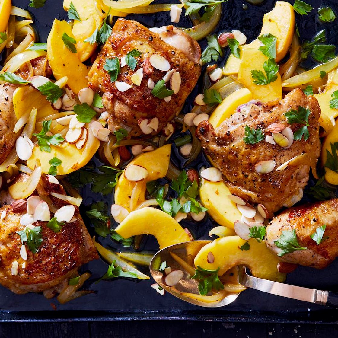 Chicken with Quince and Almonds