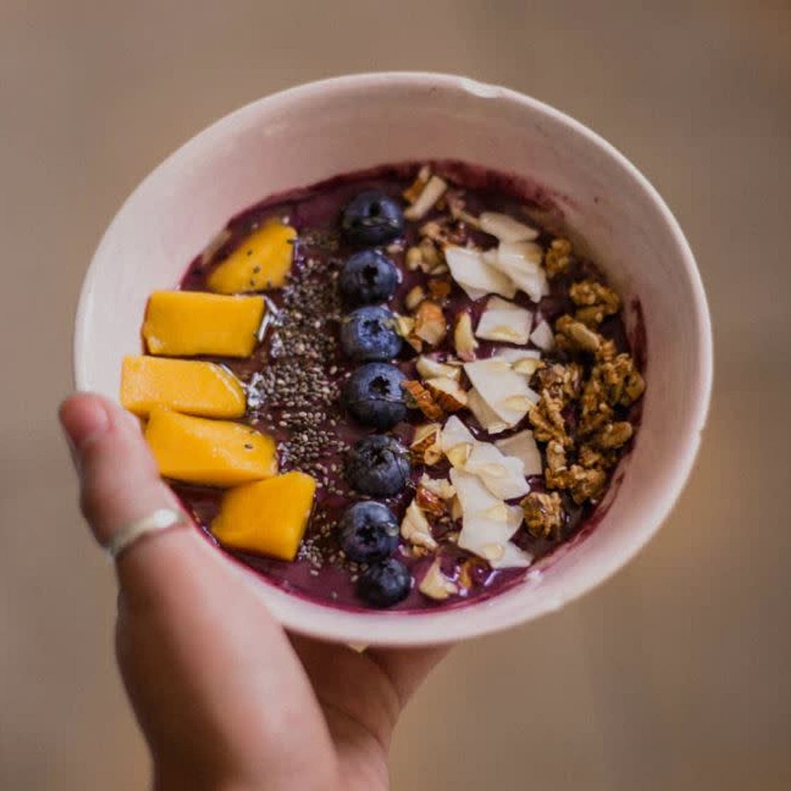 Mango Blueberry Crisp Crunch