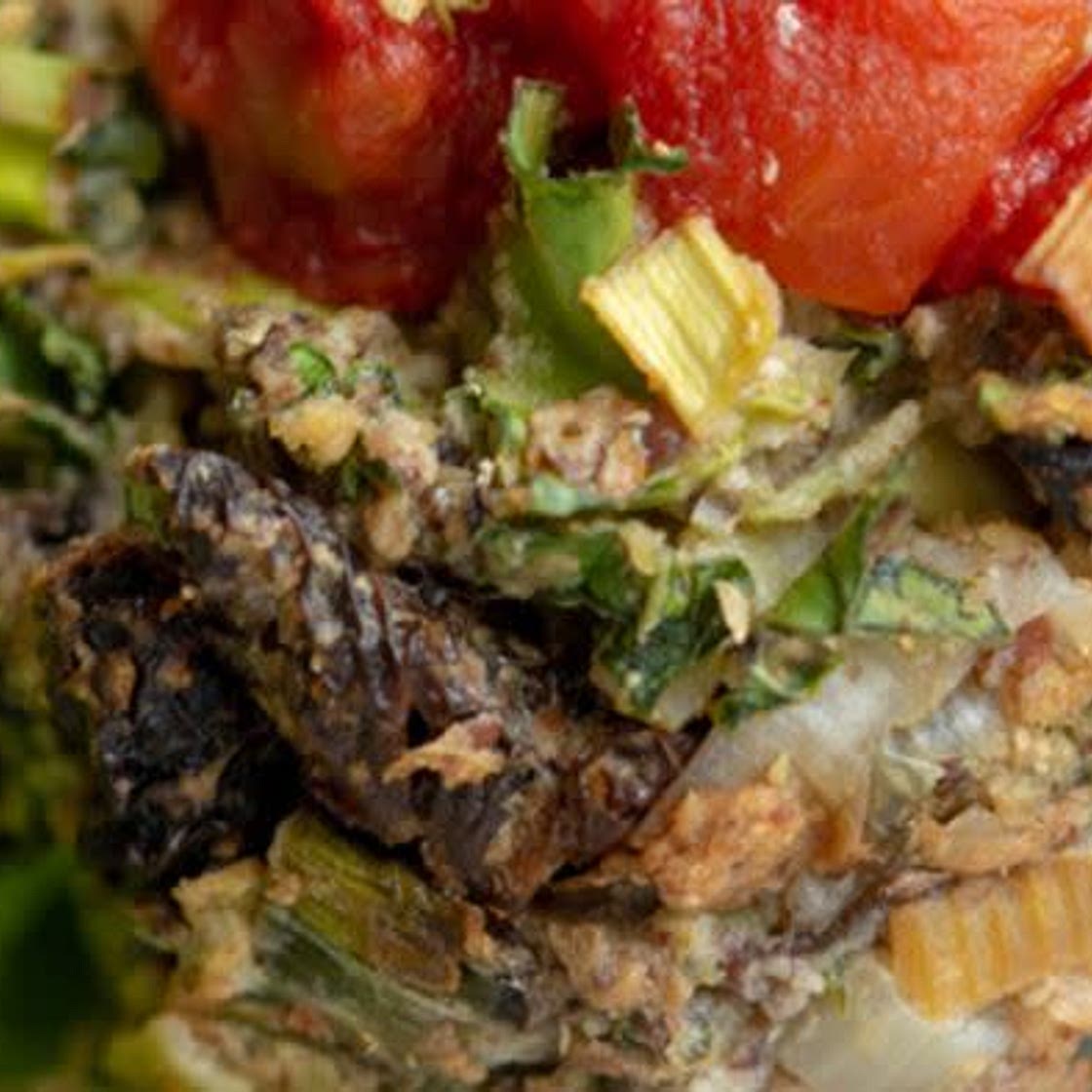 Mushroom and Kale Frittata